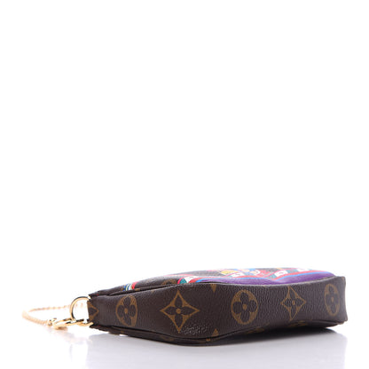 Louis Vuitton Monogram 2020 Christmas Animation Bumper Cars Mini Pochette Accessories Coquelicot 4 of 11