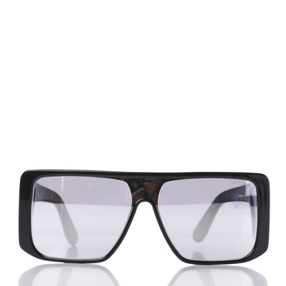 Tom Ford Square Atticus Sunglasses TF710 Black Smoke 2 of 6