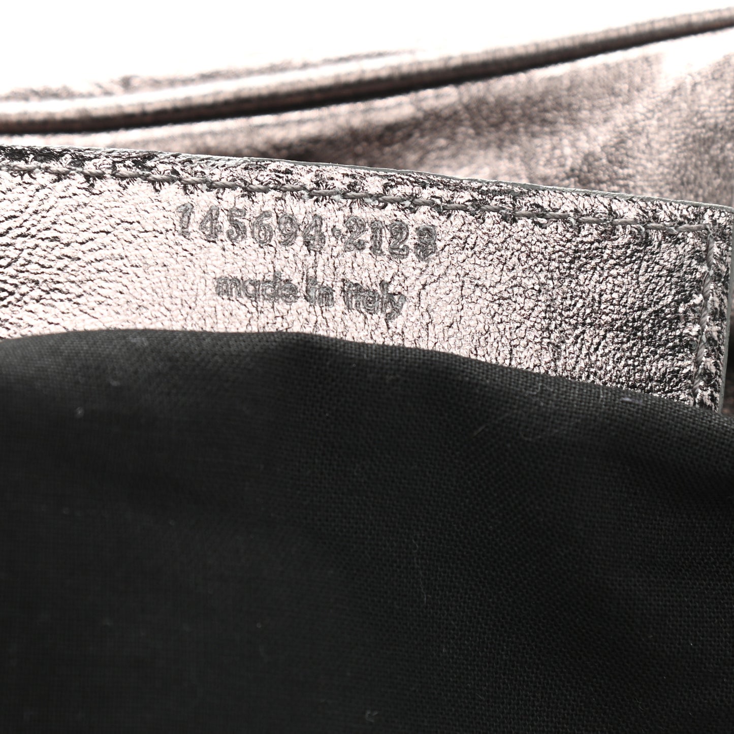 Agneau Classic Hardware Box Bag Metallic