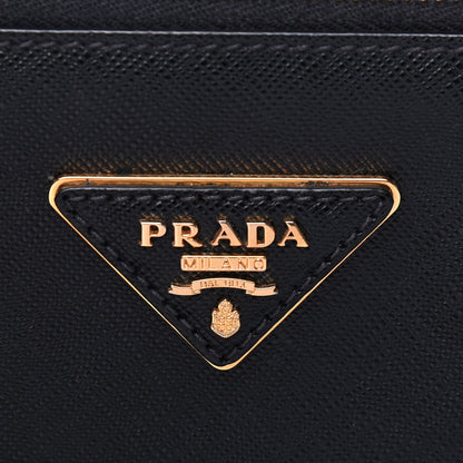 Prada Saffiano Small Galleria Double Zip Tote Black 5 of 9