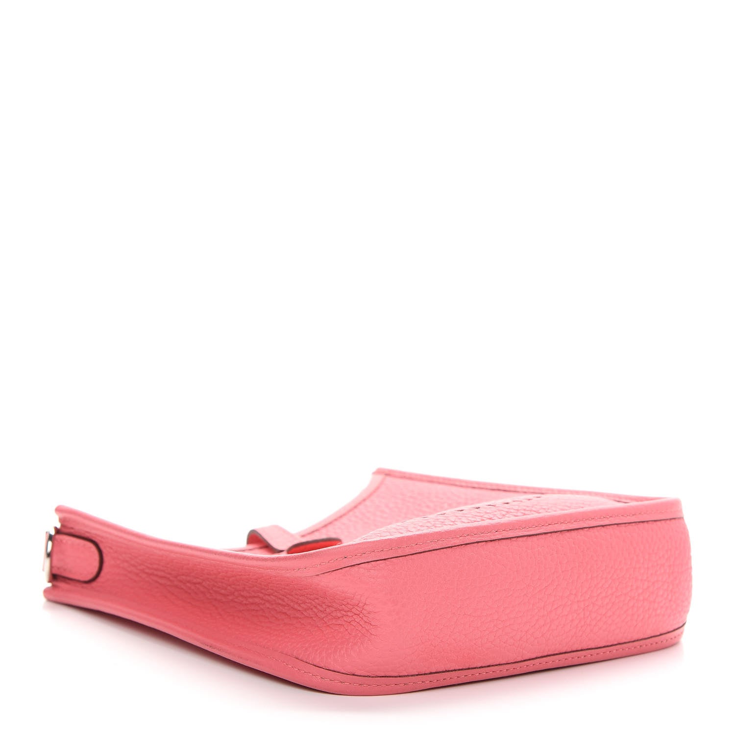Hermes Taurillon Clemence Amazone Evelyne TPM Rose Azalee Rouge Pivoine 4 of 11