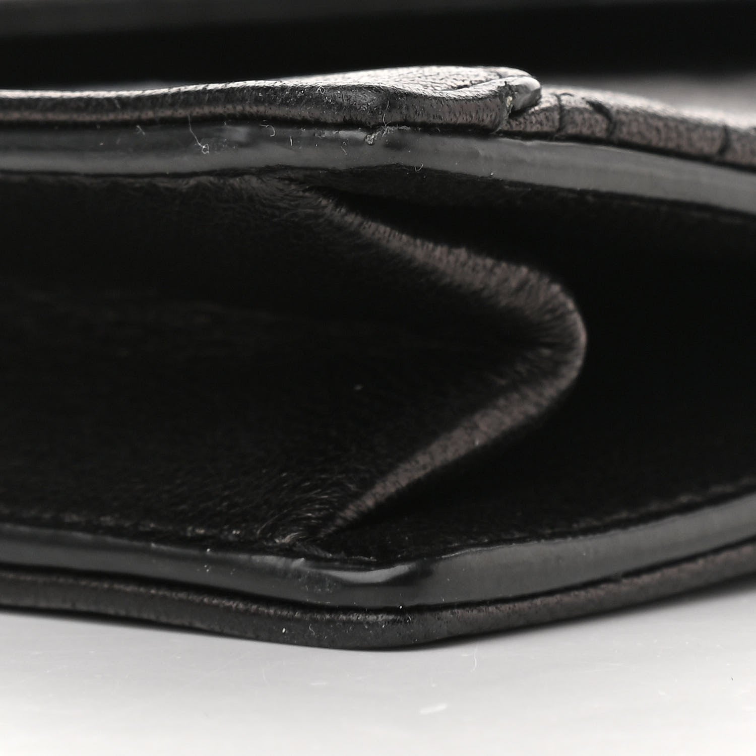 Saint Laurent Lambskin Quilted Monogram Gaby Chain Bag Black 8 of 12