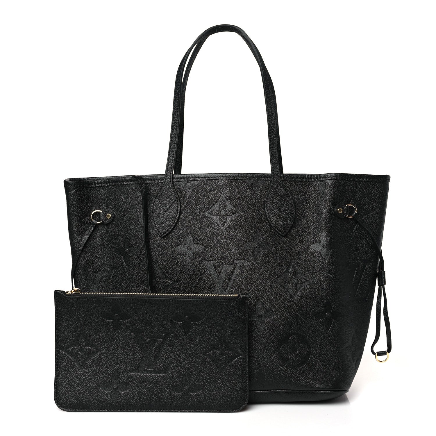 Louis Vuitton Empreinte Monogram Giant Neverfull MM Black 1 of 8