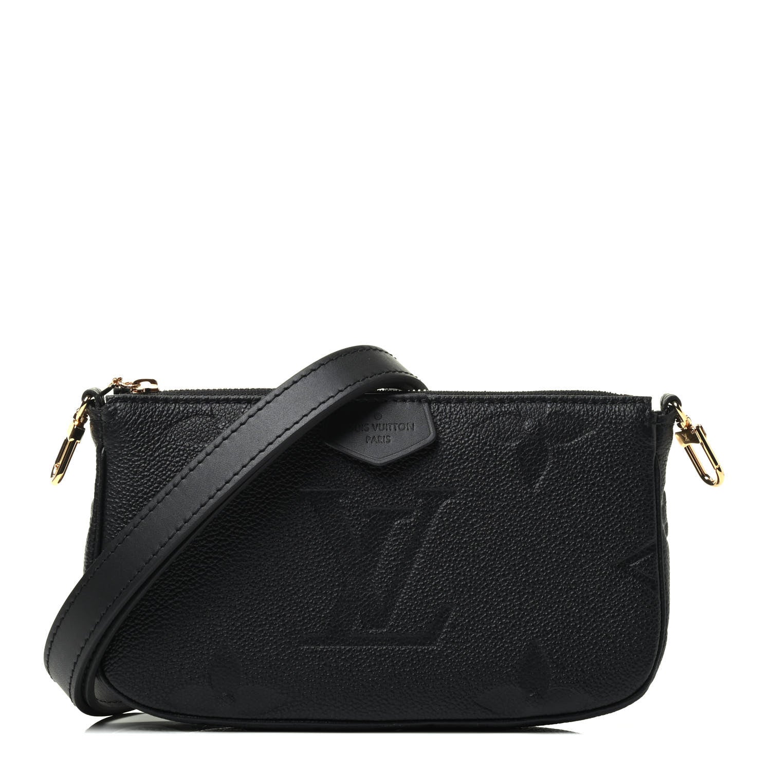 Louis Vuitton Empreinte Monogram Giant Multi Pochette Accessories Large Pochette Black 1 of 4