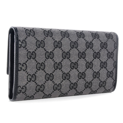 Gucci Signature Monogram Continental Wallet Black 3 of 7