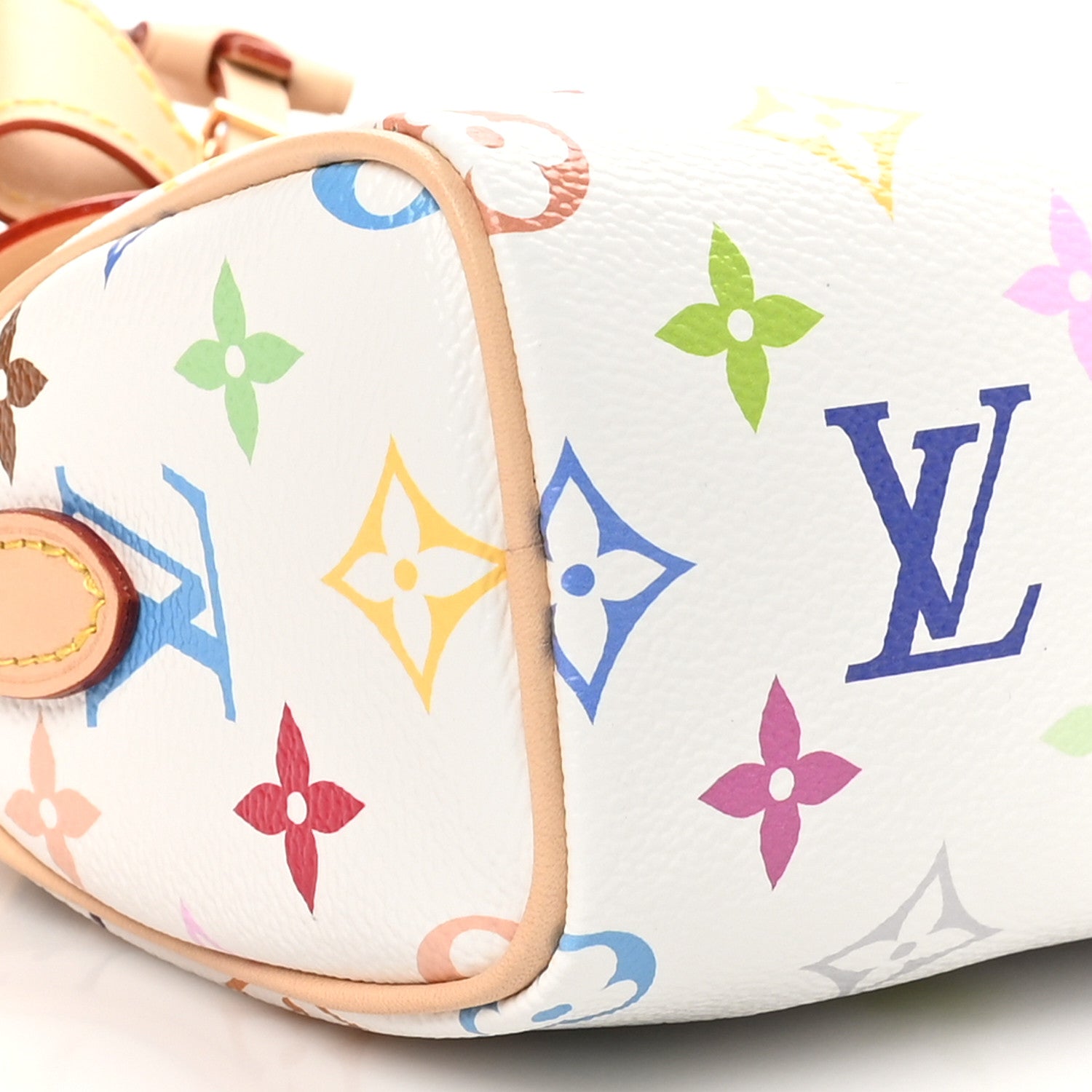 Louis Vuitton LV X TM Monogram Multicolor Nano Speedy White 8 of 10