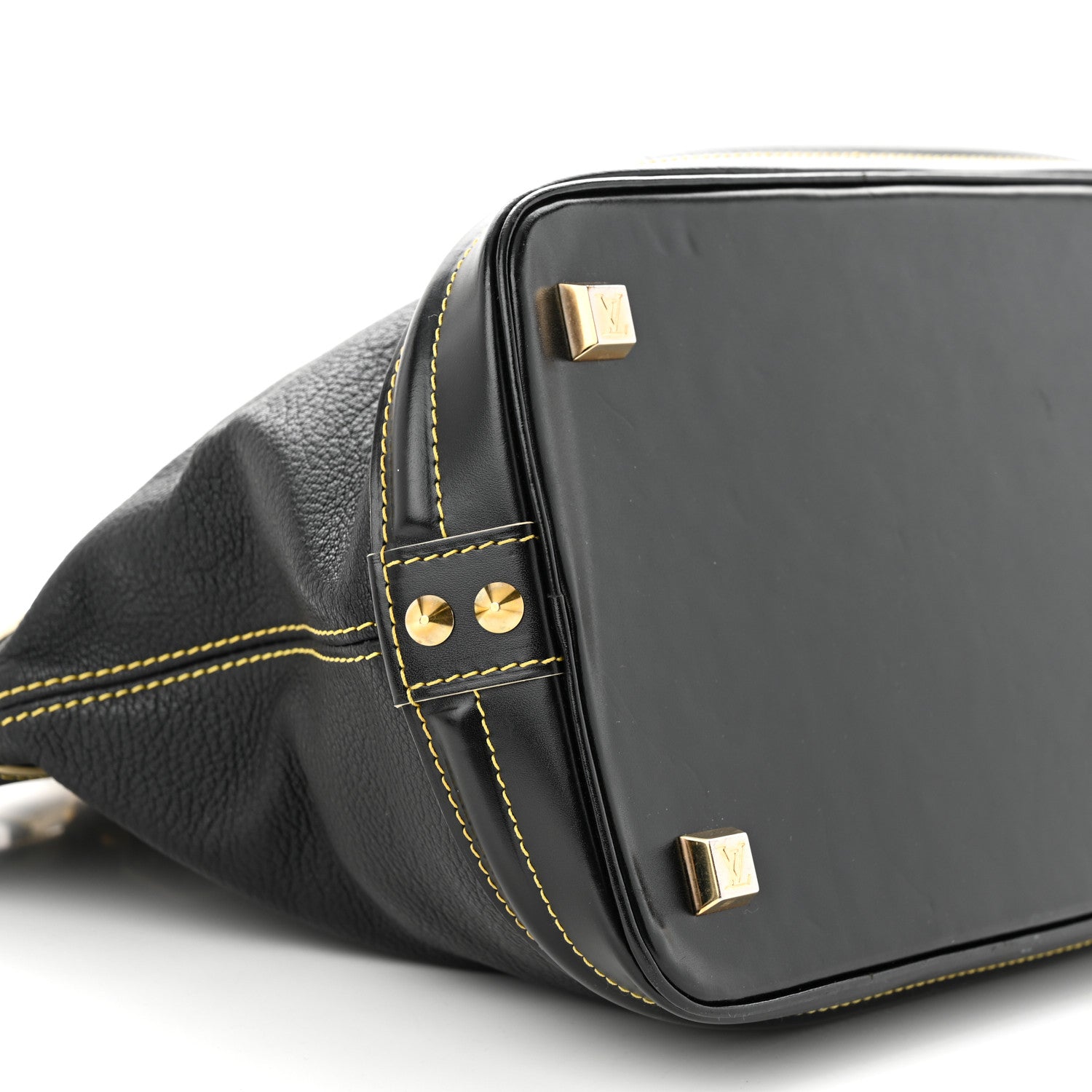 Louis Vuitton Suhali Lockit MM Black 9 of 17