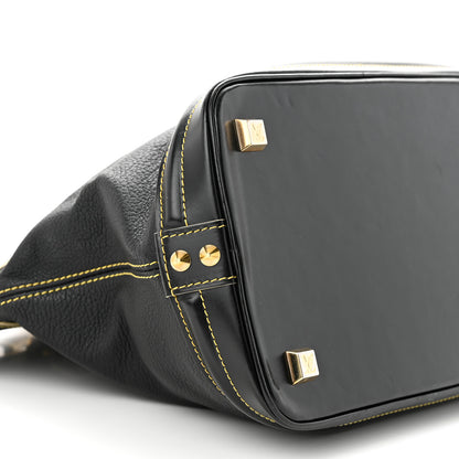 Louis Vuitton Suhali Lockit MM Black 9 of 17