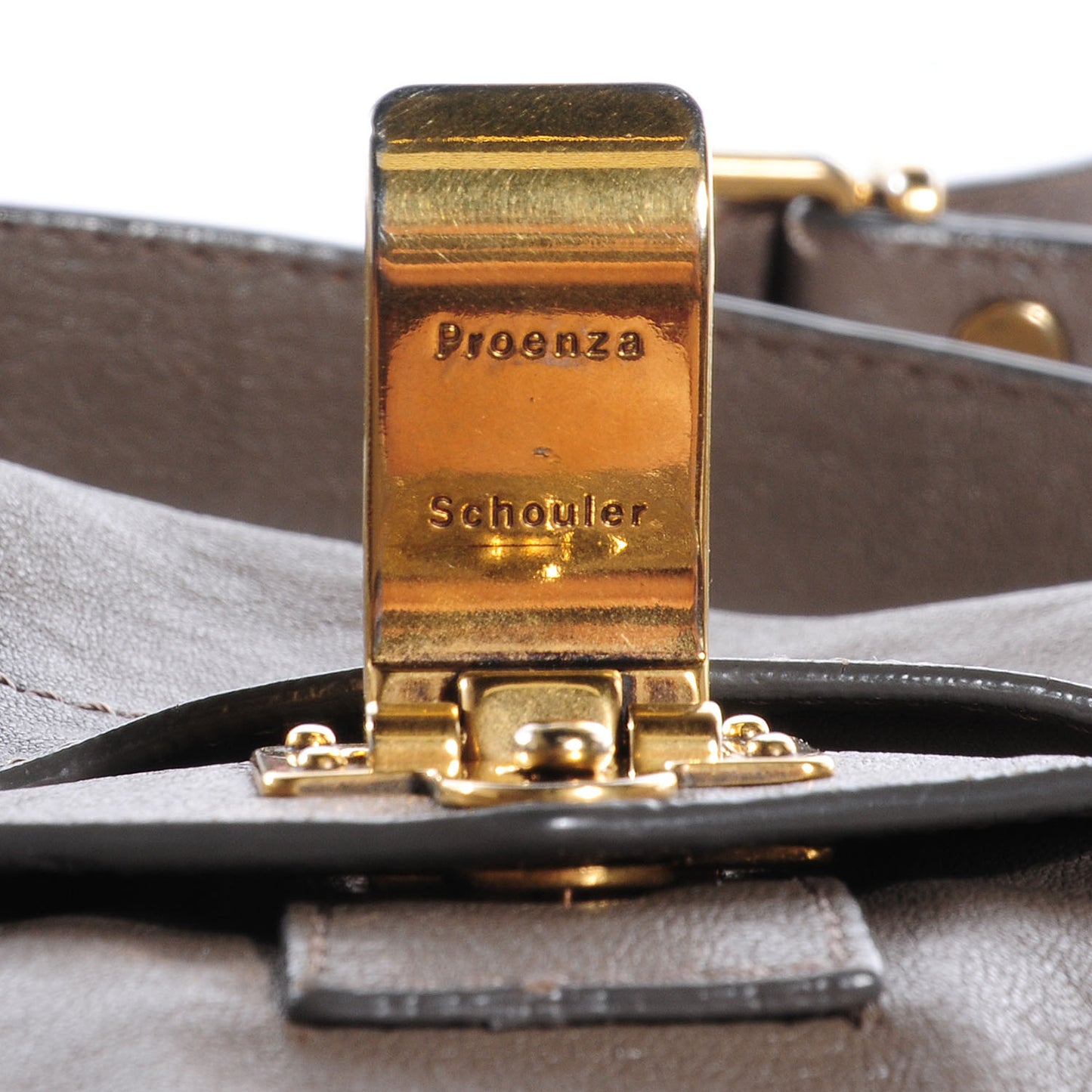 Lambskin Medium PS1 Satchel Smoke