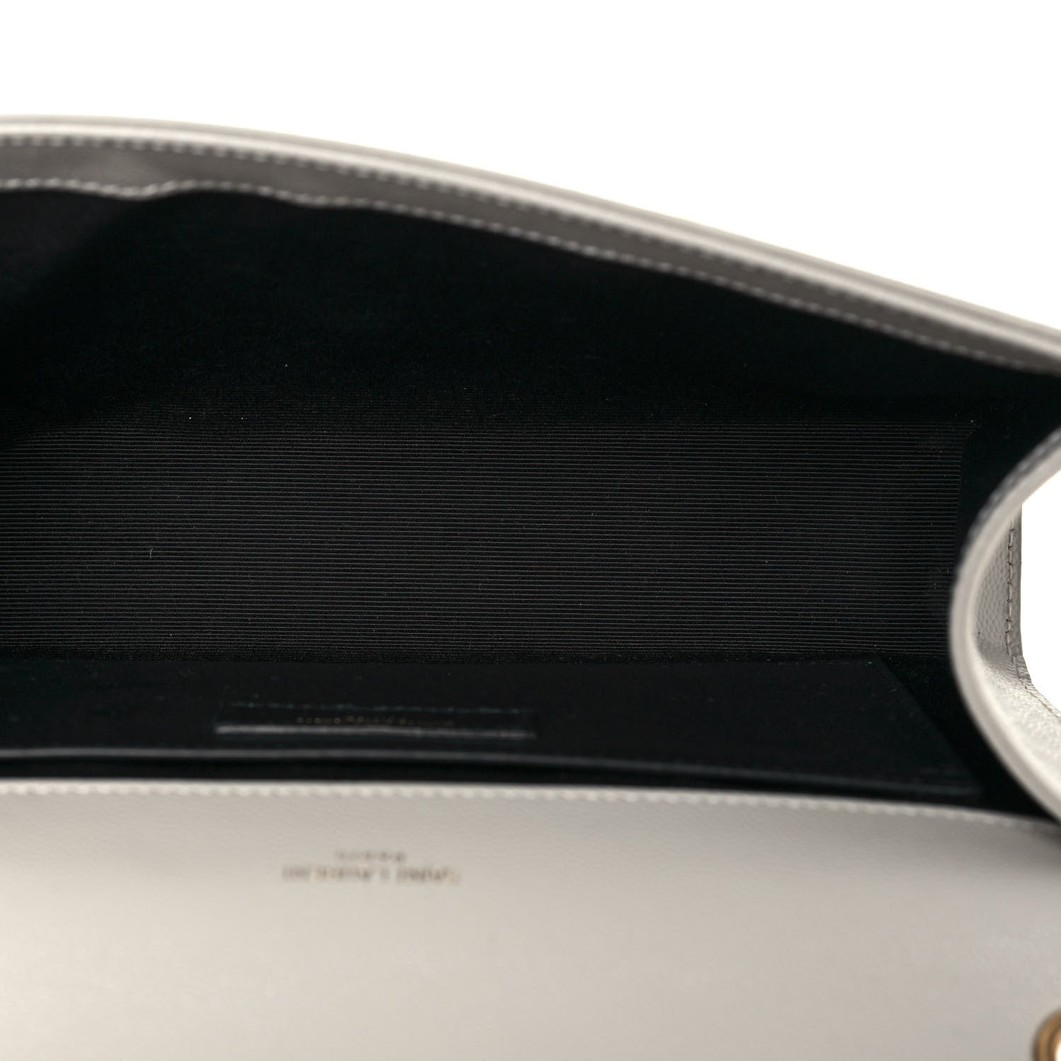 Saint Laurent Grain De Poudre Medium Classic Monogram Kate Satchel Blanc Vintage 4 of 12