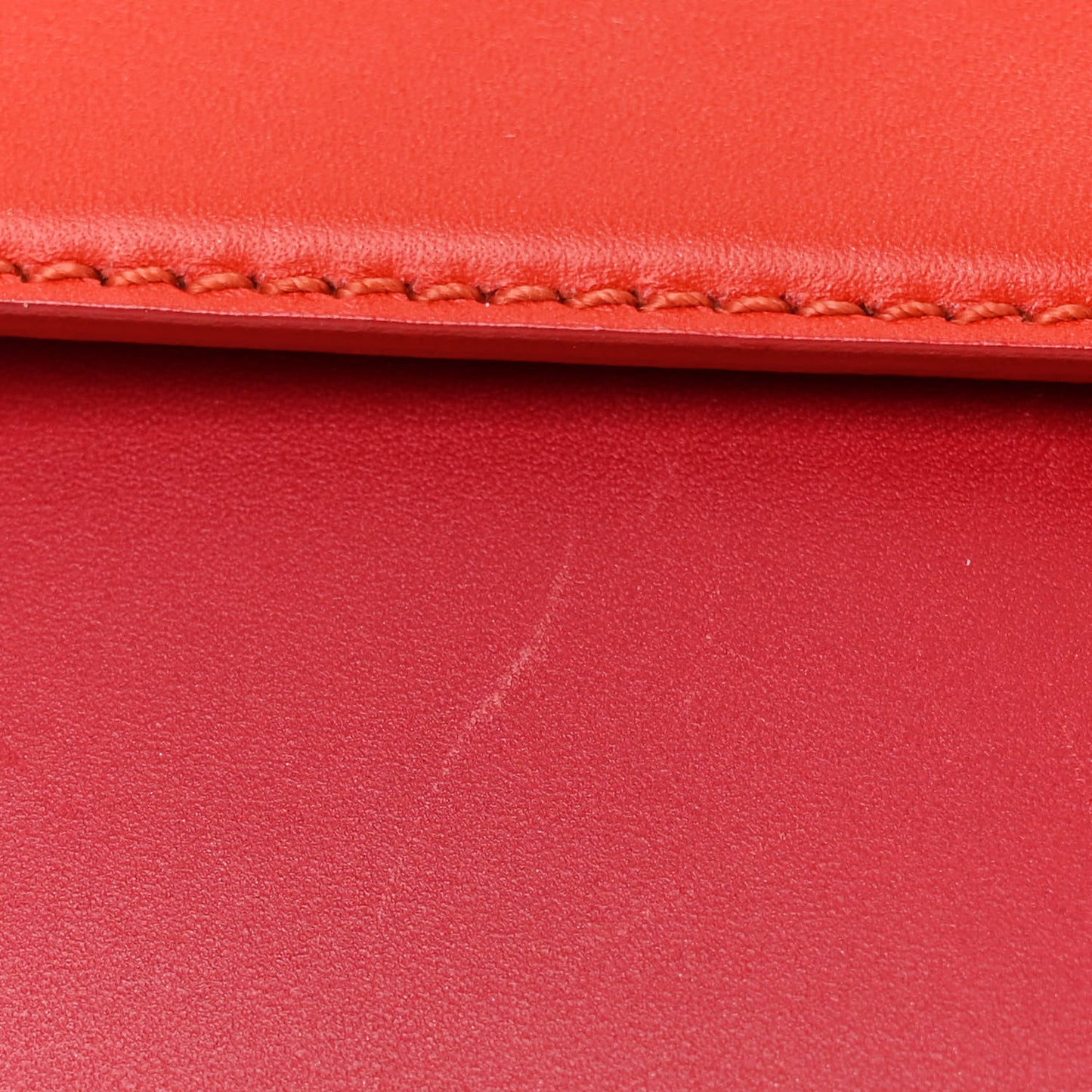 Calfskin Abbey Crossbody Shoulder Bag Red Multicolor