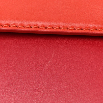 Salvatore Ferragamo Calfskin Abbey Crossbody Shoulder Bag Red Multicolor 11 of 11