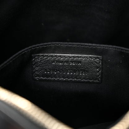 Saint Laurent Calfskin Matelasse Monogram Lou Camera Bag Black 7 of 17
