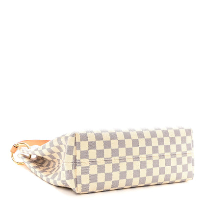 Louis Vuitton Damier Azur Graceful PM Rose Ballerine 4 of 9