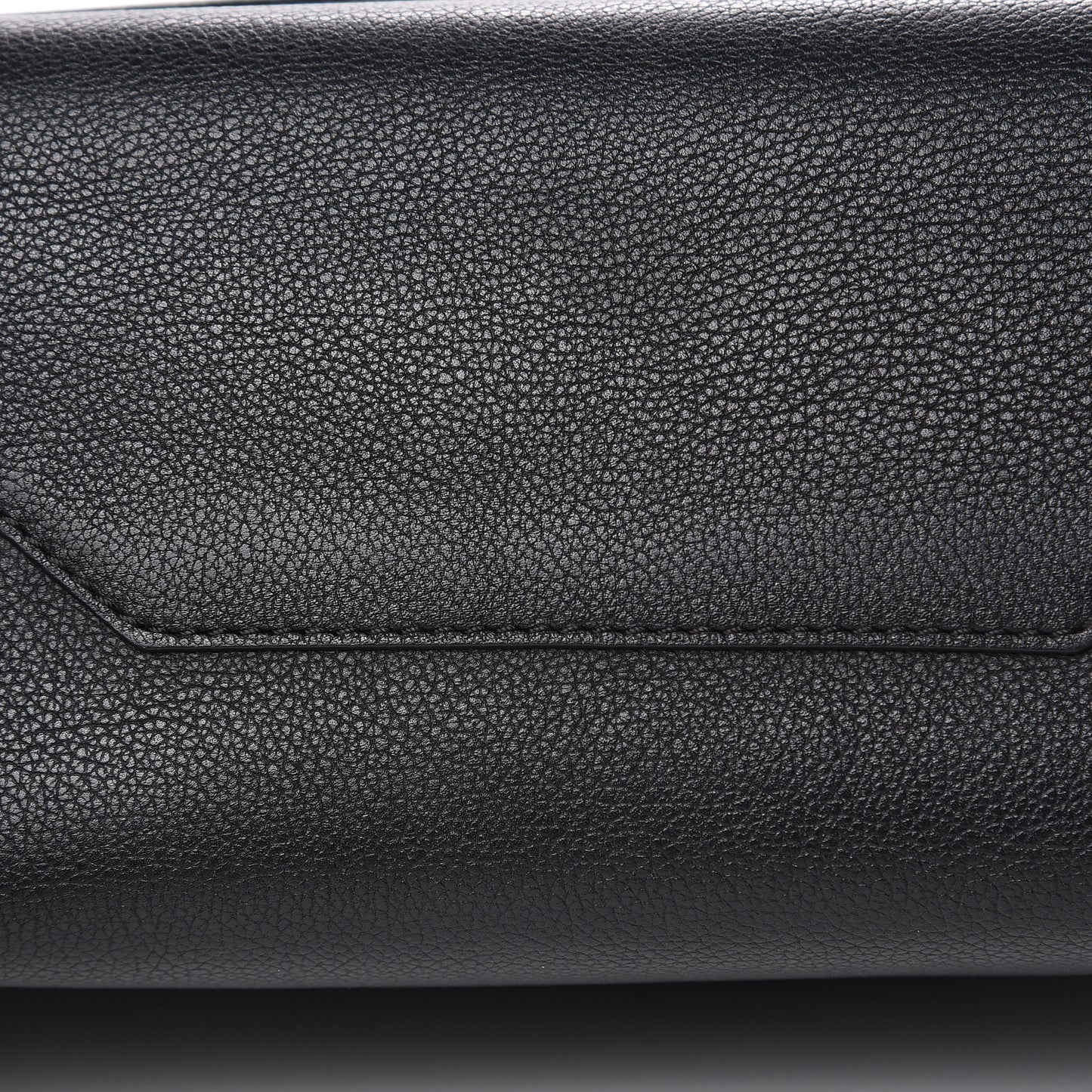 Soft Calfskin Lockme II Top Handle Black