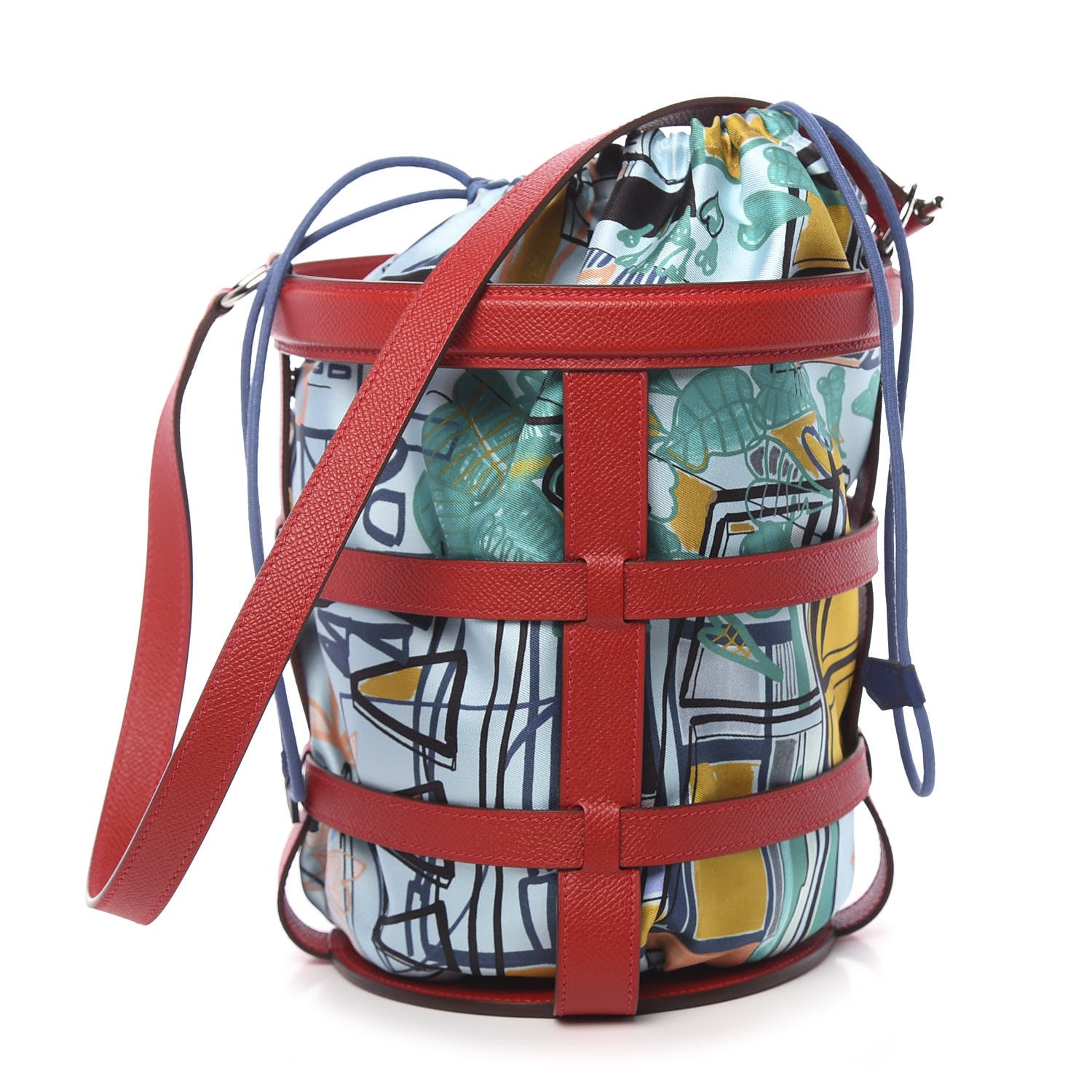 Hermes Epsom Silk Musardine Bag Rouge Casaque 1 of 12