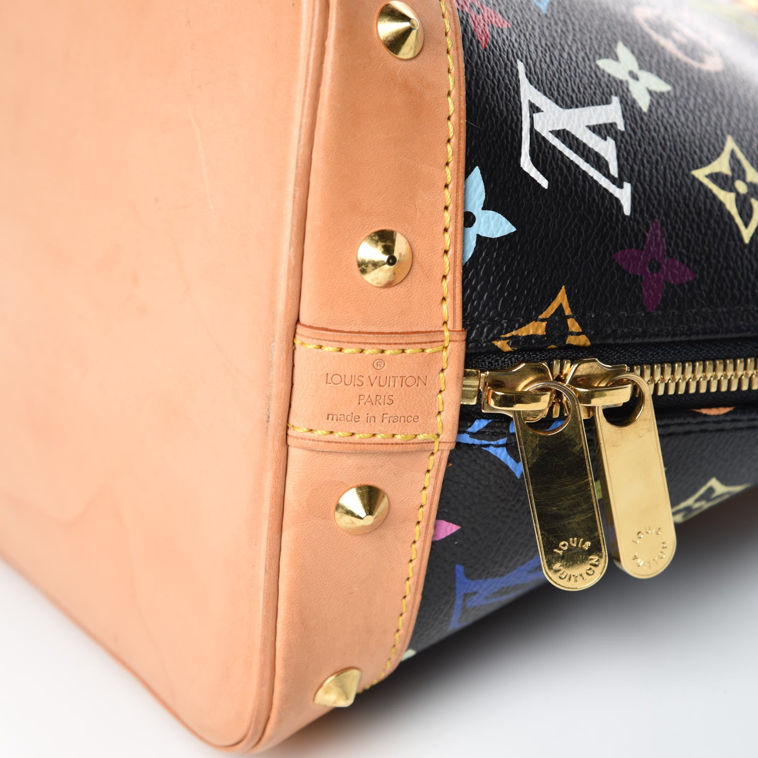 Louis Vuitton Monogram Multicolor Alma Black 6 of 10