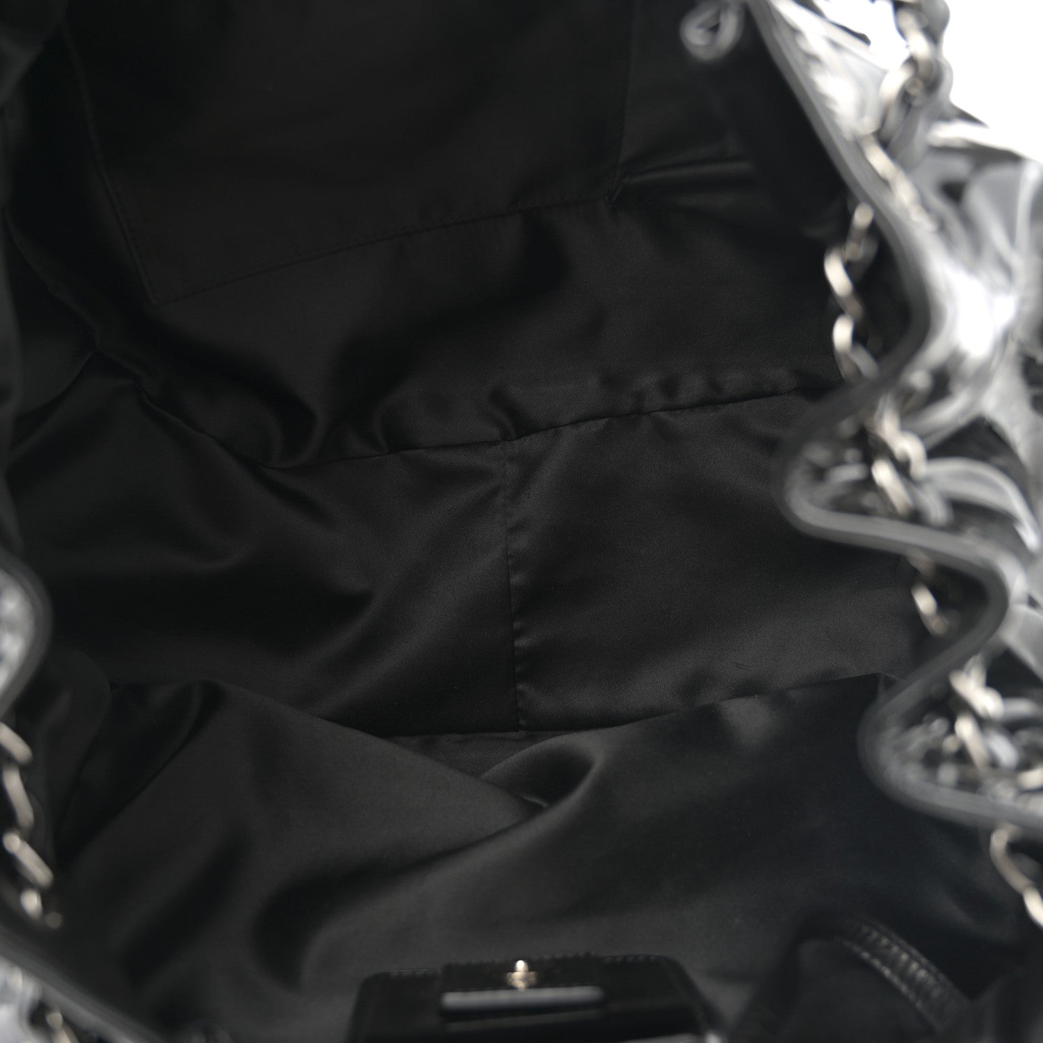 Chanel Patent Camellia Shoulder Bag Black 5 of 12