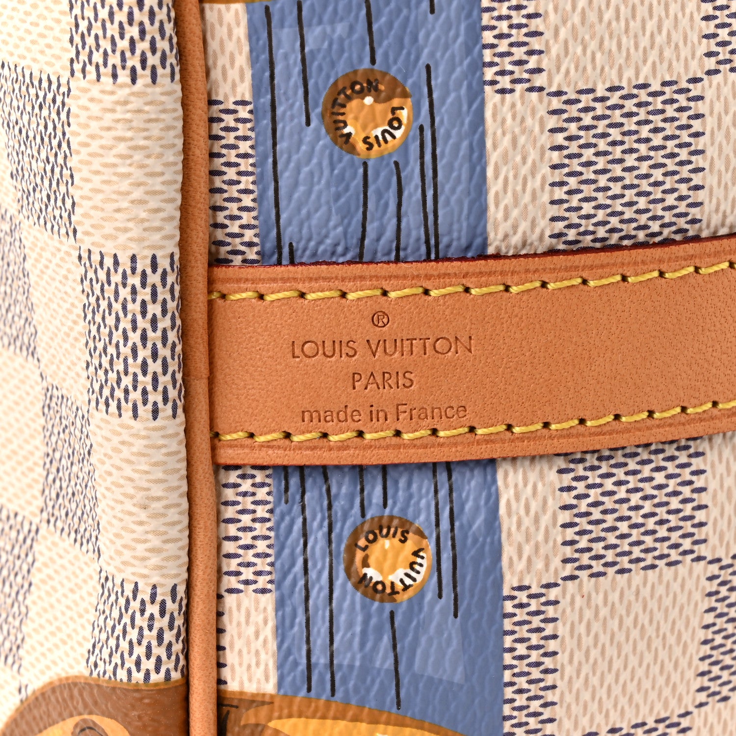 Louis Vuitton Damier Azur Summer Trunks Speedy Bandouliere 30 5 of 10