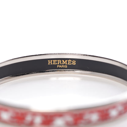 Hermes Enamel Printed Narrow Balcons Du Guadalquivir Bracelet 65 4 of 6