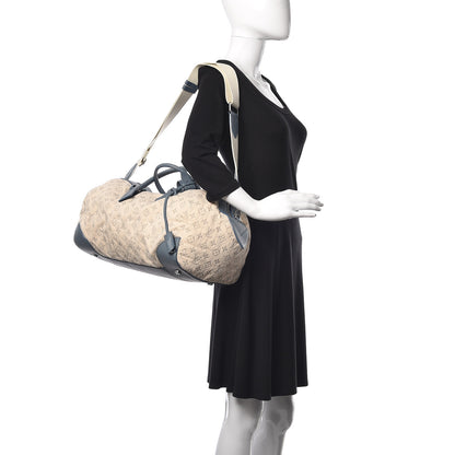 Louis Vuitton Denim Speedy Round GM Blue 3 of 10