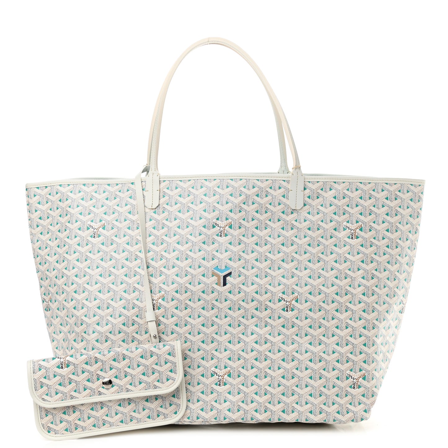 Goyardine Saint Louis Claire Voie GM White Opaline