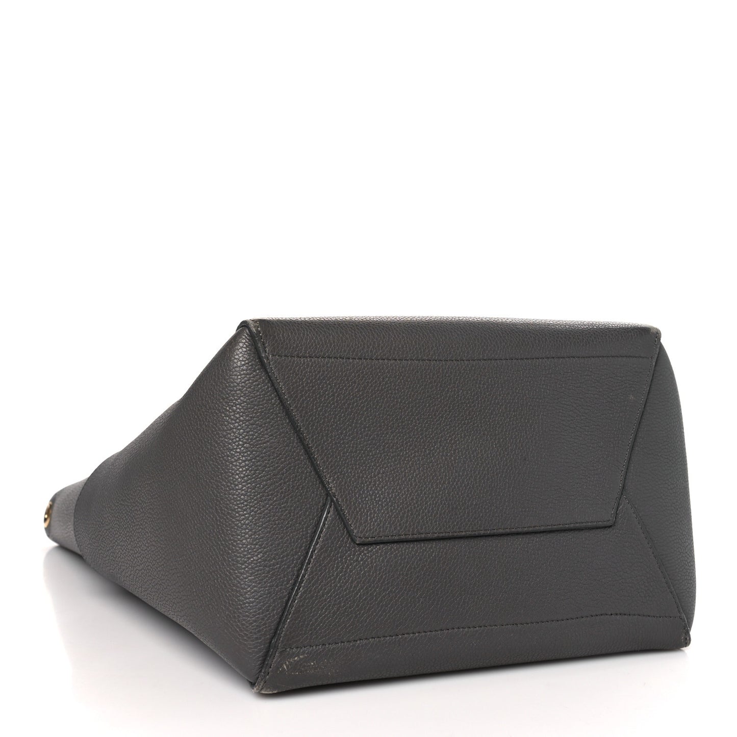 Soft Grained Calfskin Sangle Bucket Bag Taupe