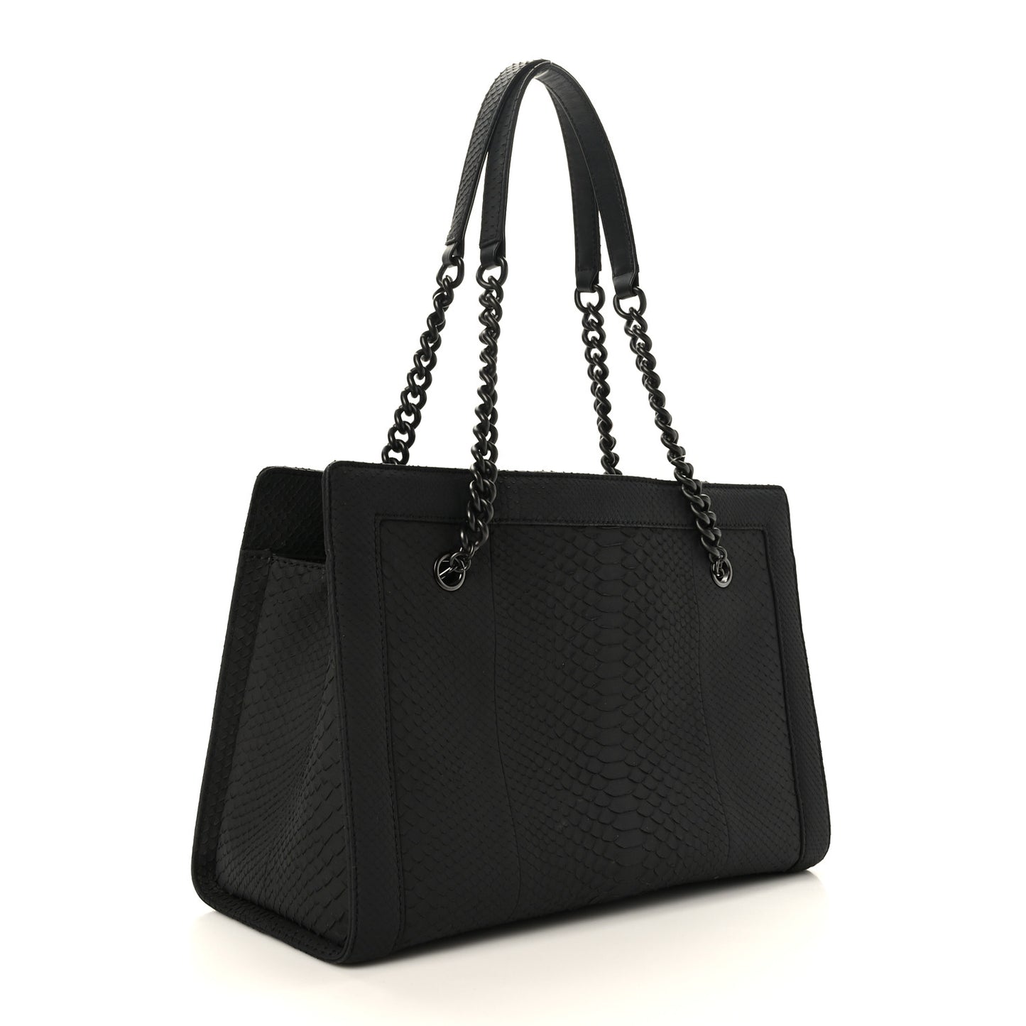 Snakeskin Boy Shopping Tote So Black