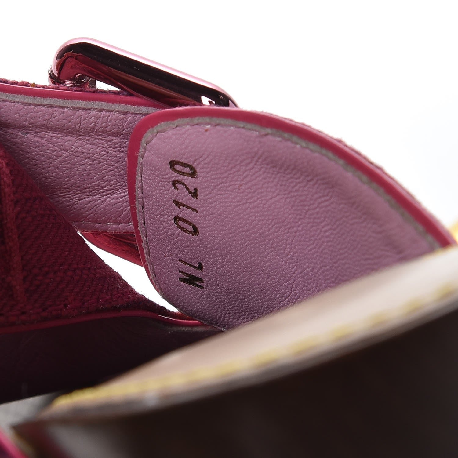 Louis Vuitton Denim Rosa Mule Clogs 38 Fuchsia 10 of 10