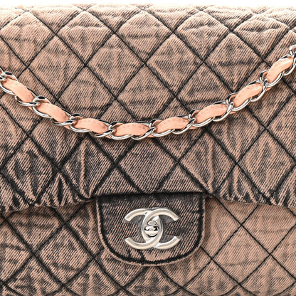 Chanel Denim Quilted Denimpression Flap Rose Clair 8 of 11