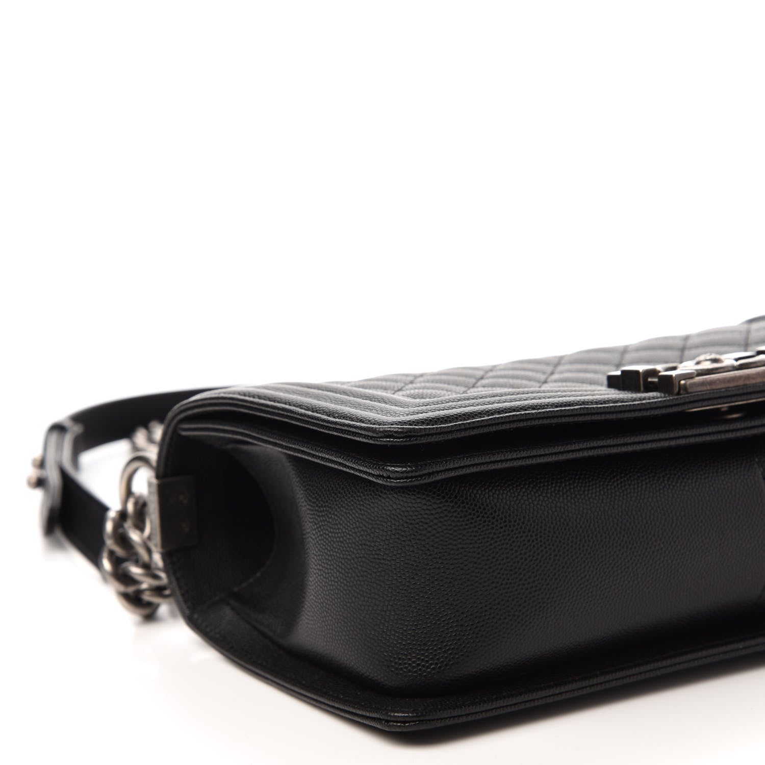 Chanel Caviar Quilted Medium Boy Flap Black 6 of 11