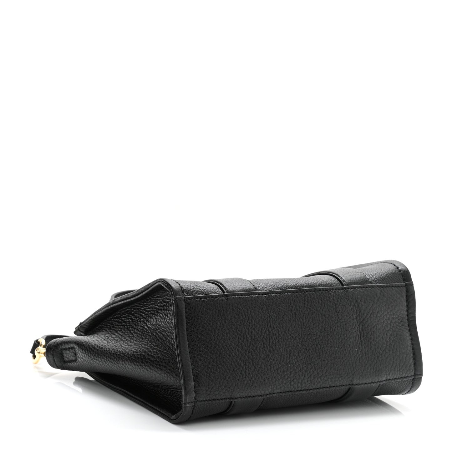 Grained Calfskin Small The Tote Bag Black