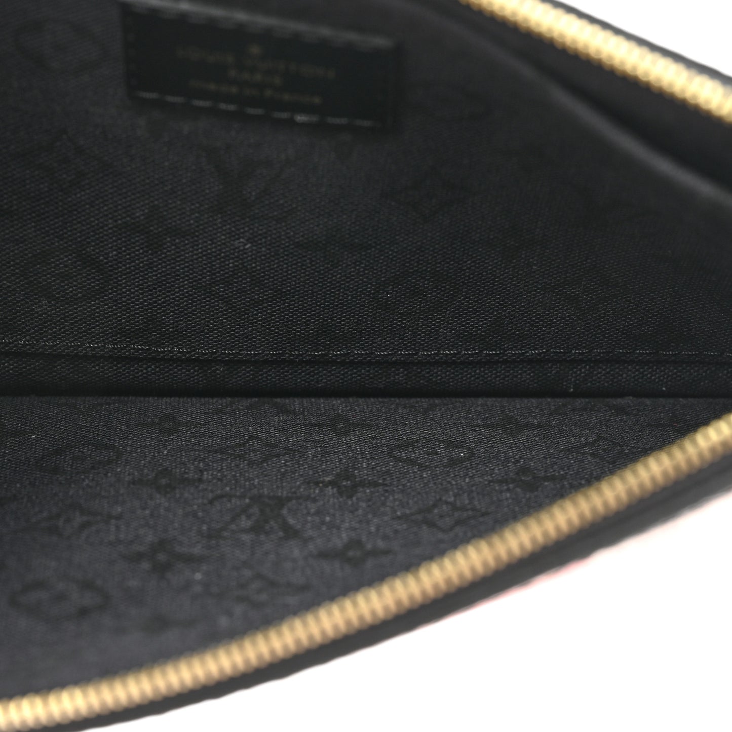 Monogram Giant Crafty Neverfull MM Creme Rouge Black