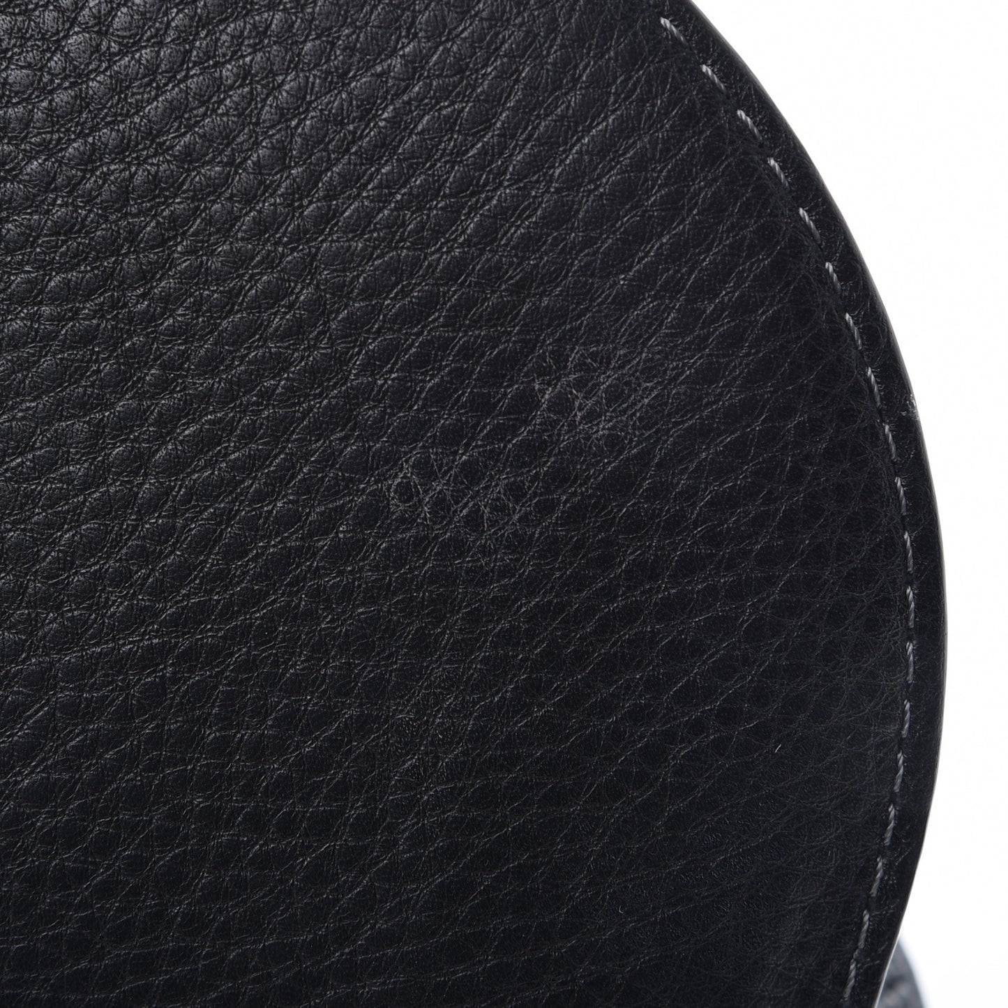 Calfskin Mini Marcie Round Crossbody Bag Black