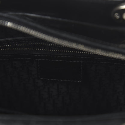 Christian Dior Patent Cannage Large Lady Dior Black 8 of 9
