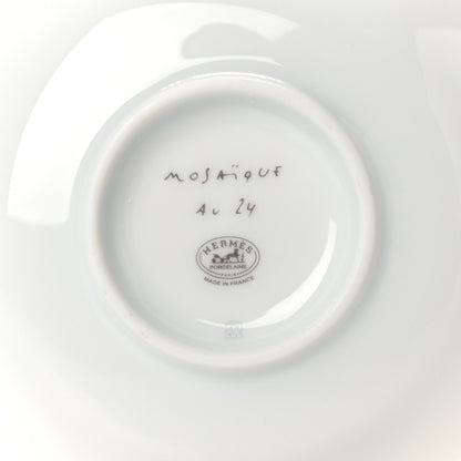 Hermes Porcelain Mosaique au 24 Rice Bowl Set of 2 5 of 7