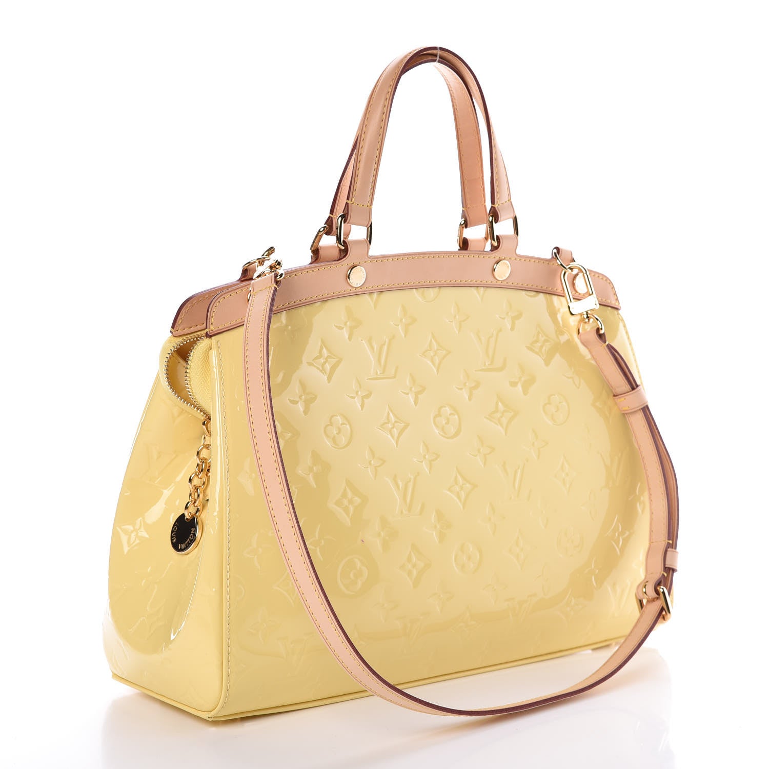 Louis Vuitton Vernis Brea MM Citrine 3 of 11