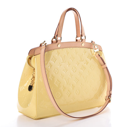 Louis Vuitton Vernis Brea MM Citrine 3 of 11