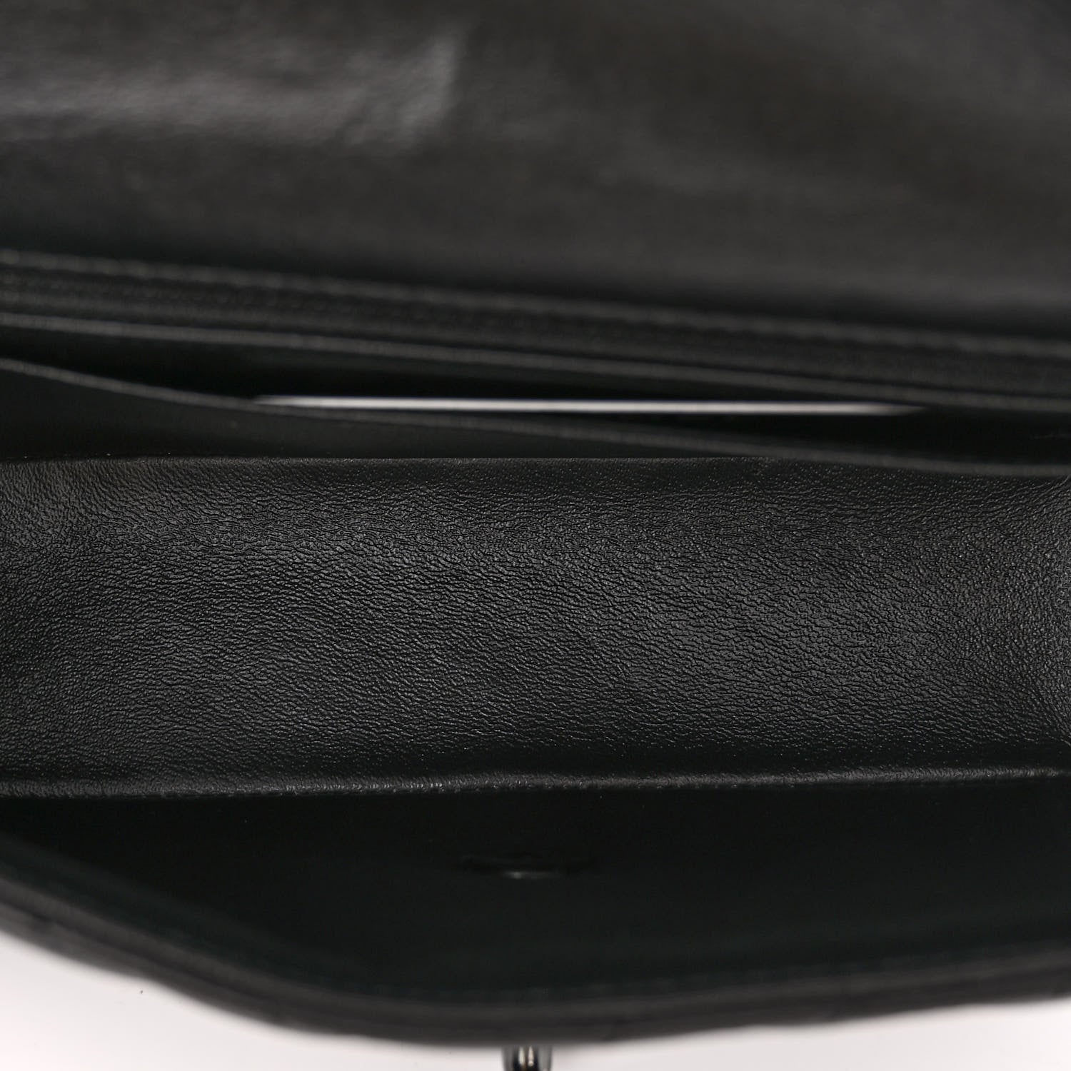 Chanel Lambskin Chevron Quilted Mini Rectangular Flap So Black 5 of 11