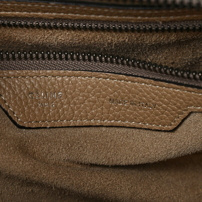 Celine Drummed Calfskin Mini Luggage Dune 6 of 10