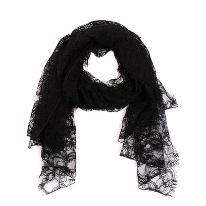 Chanel Cotton Lace Shawl Black 1 of 4
