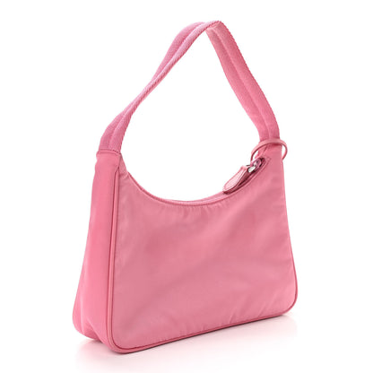 Prada Tessuto Nylon Mini Re-Edition 2000 Bag Begonia 3 of 9