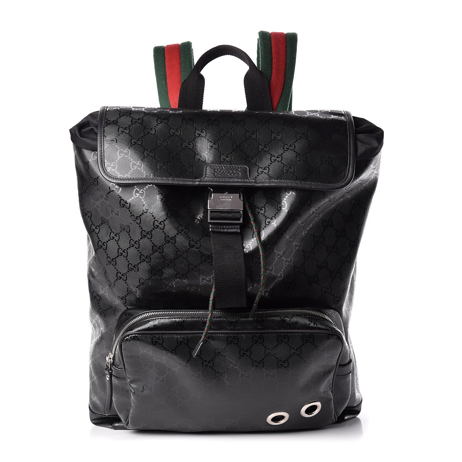 Gucci Imprime Monogram Web 500 Backpack Black 1 of 9
