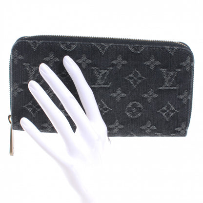 Louis Vuitton Denim Zippy Wallet Black 3 of 8