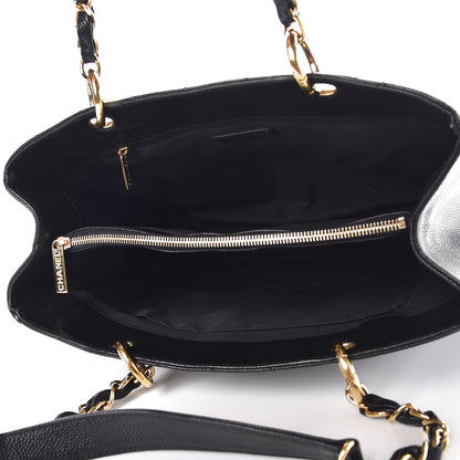 Chanel Caviar Quilted Grand Shopping Tote GST Black 5 of 14