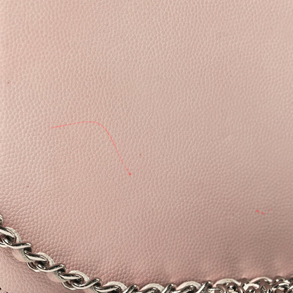 Chanel Caviar Sevruga Wallet on Chain WOC Pink 12 of 12