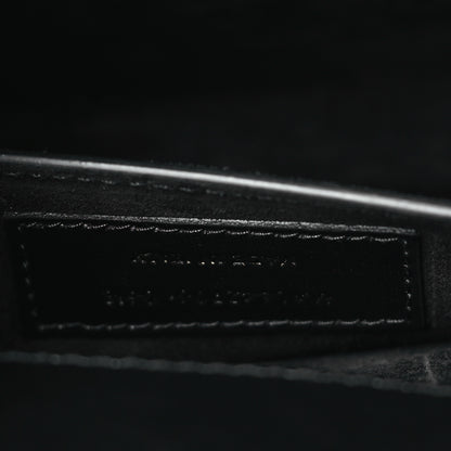 Saint Laurent Calfskin Medium Monogram Sunset Black 7 of 9