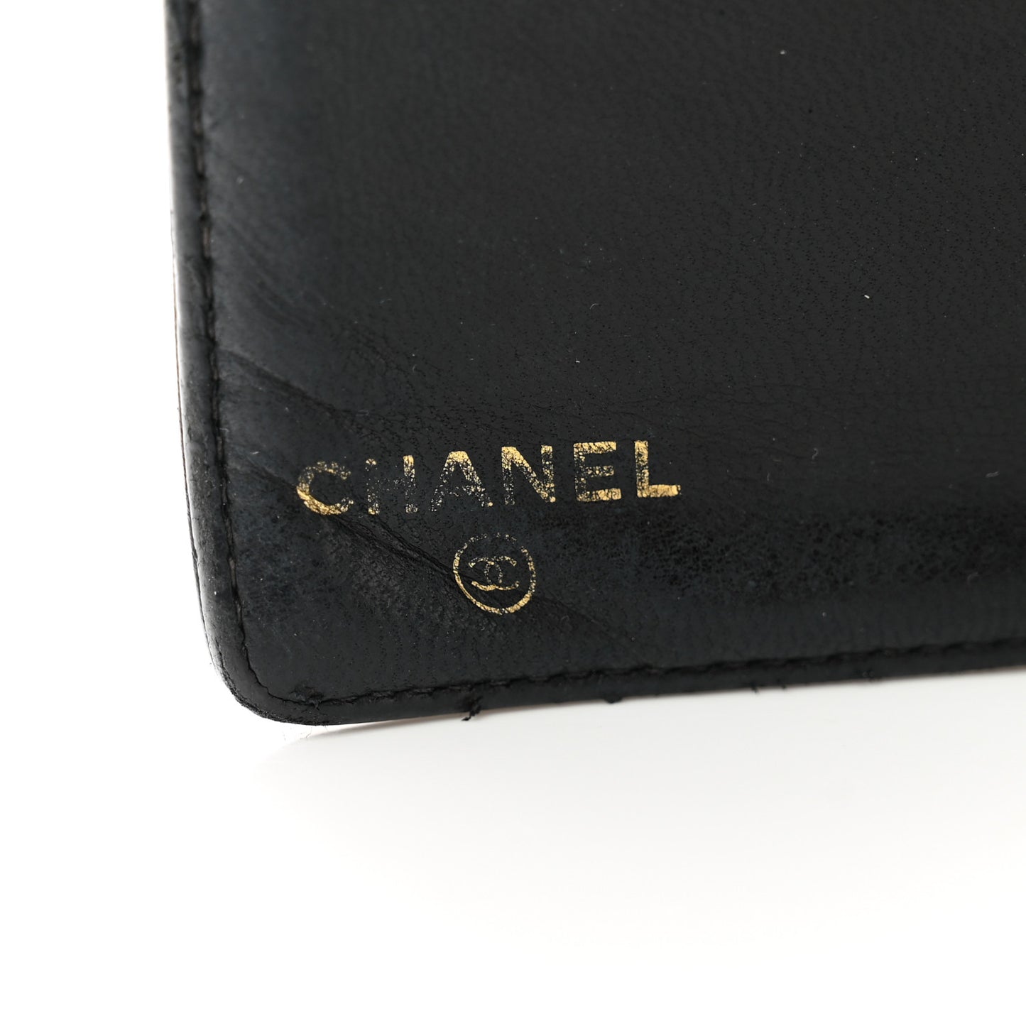 Caviar Timeless CC Zipped Pocket Wallet Black
