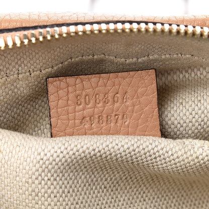 Gucci Pebbled Calfskin Small Soho Disco Bag Rose Beige 7 of 11
