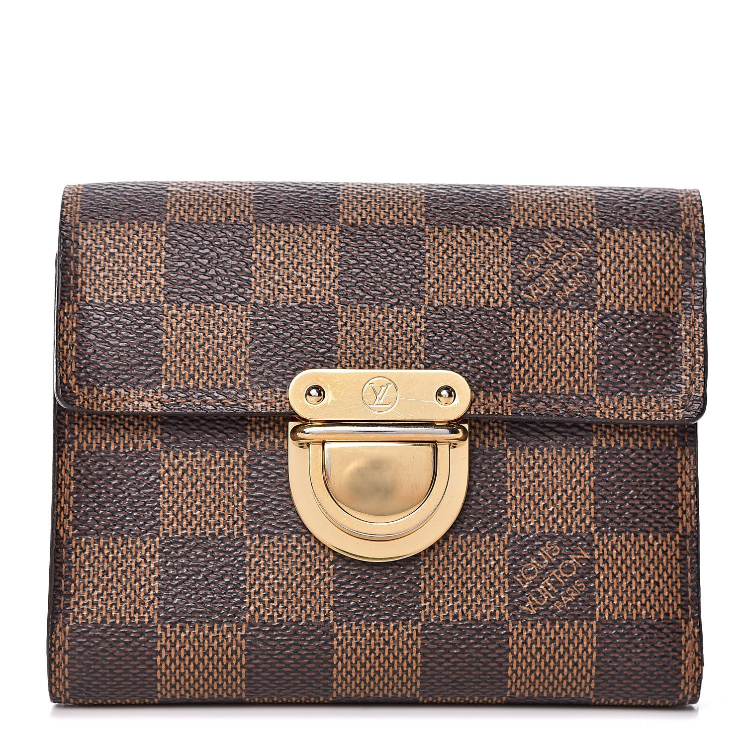 Louis Vuitton Damier Ebene Koala Compact Wallet 1 of 9